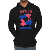 Autism Awareness T  Shirt Autism Warrior T  Shirt Lightweight Hoodie | Artistshot