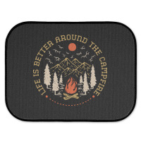 Life Is Better Around The Campfire Rear Car Mat | Artistshot