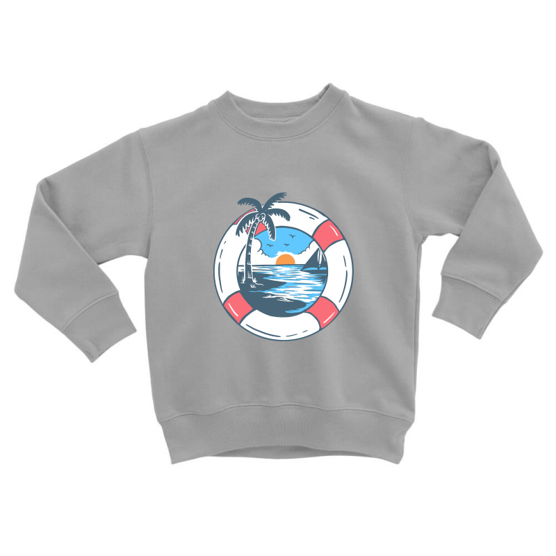 Enjoy Summer Holiday Toddler Sweatshirt by Mangustudio | Artistshot