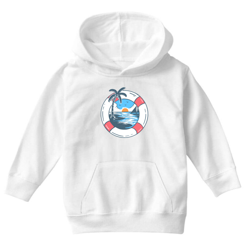 Enjoy Summer Holiday Youth Hoodie by Mangustudio | Artistshot