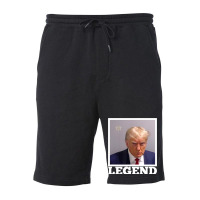 Trump M.u.g.shot Legend President Trump 2024 Fleece Short | Artistshot