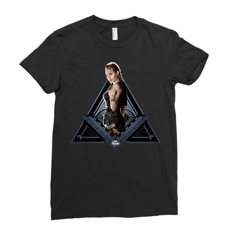 Tomb Raider Ladies Fitted T-Shirt by NRO Arte Digital | Artistshot