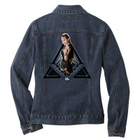 Tomb Raider Ladies Denim Jacket | Artistshot