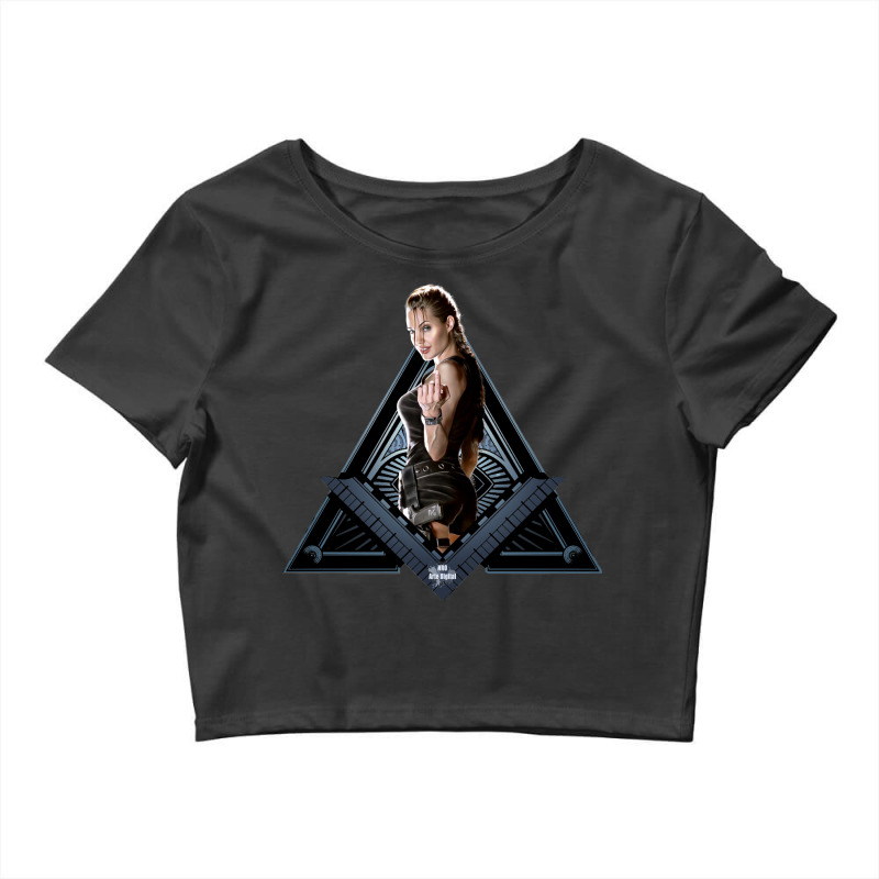 Tomb Raider Crop Top by NRO Arte Digital | Artistshot