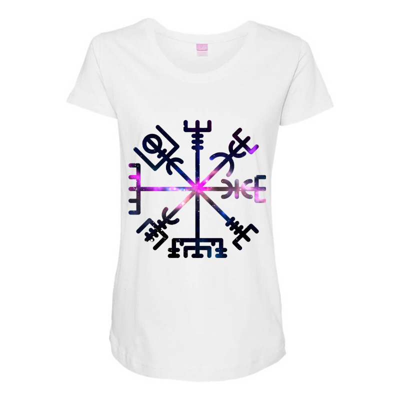 Vegvisir Maternity Scoop Neck T-shirt by Amitabart | Artistshot