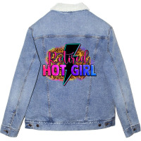 Retired Hot Girl Unisex Sherpa-lined Denim Jacket | Artistshot