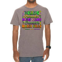 Beads Parades King Cake Crawfish Mardi Gras Vintage T-shirt | Artistshot