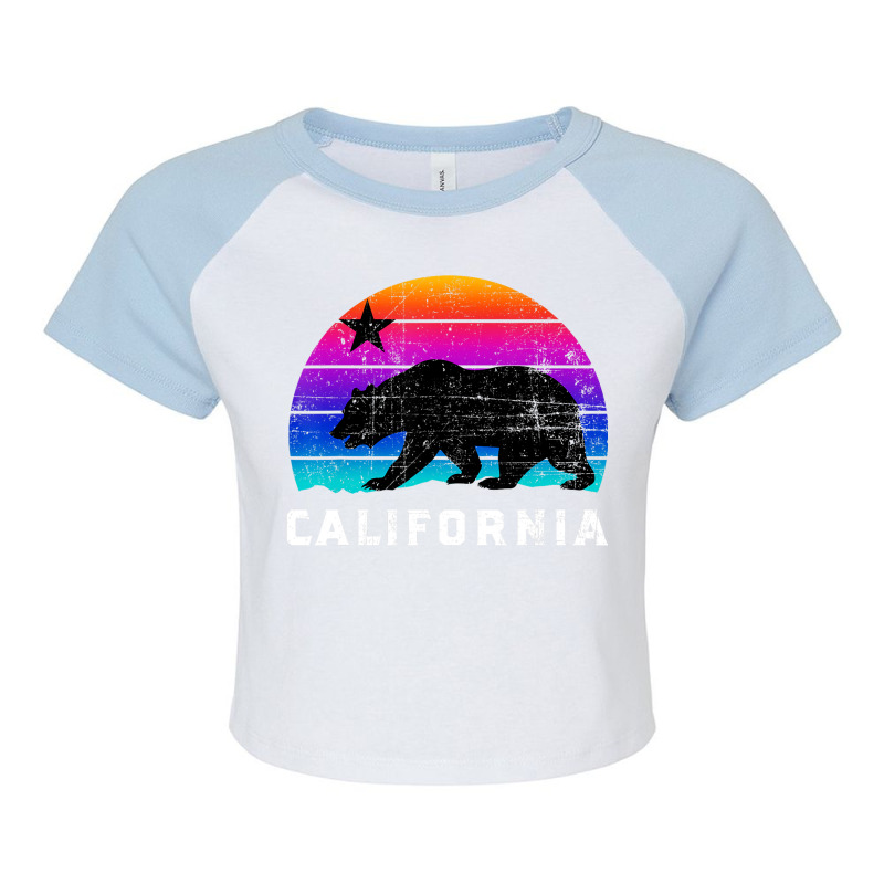 California State, California Bear, Love California Raglan Crop Top by time5803 | Artistshot