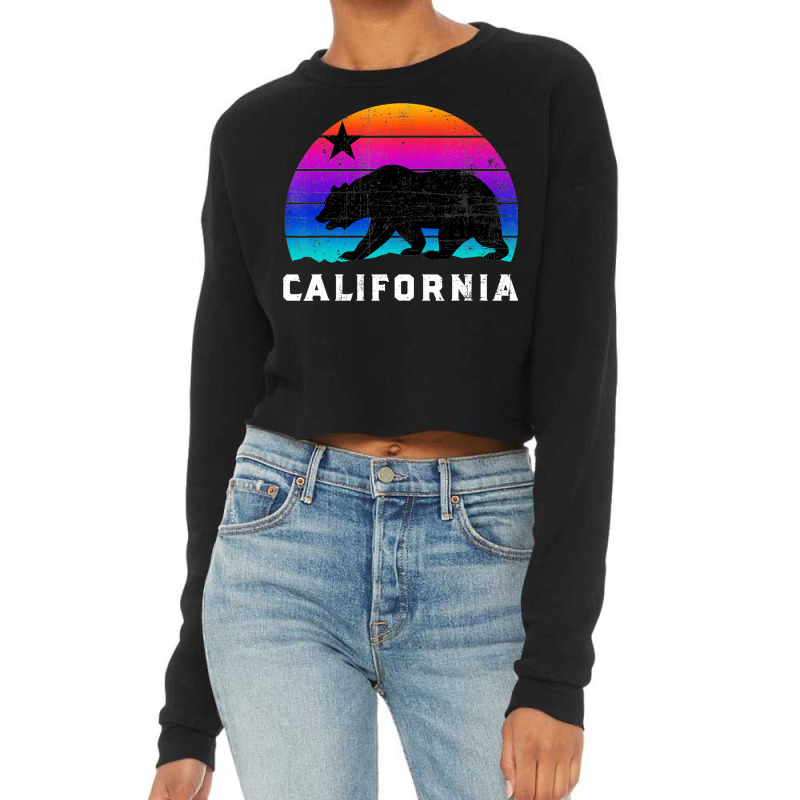 California State, California Bear, Love California Cropped Sweater by time5803 | Artistshot