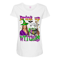 Drink Up Witches Maternity Scoop Neck T-shirt | Artistshot