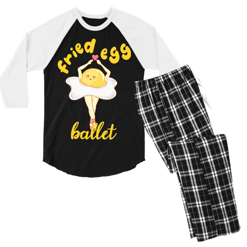 Fried Egg Ballet Men's 3/4 Sleeve Pajama Set | Artistshot