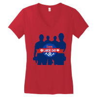 Labor Day Exclusive Apparel: Shop Now! Women's V-neck T-shirt | Artistshot