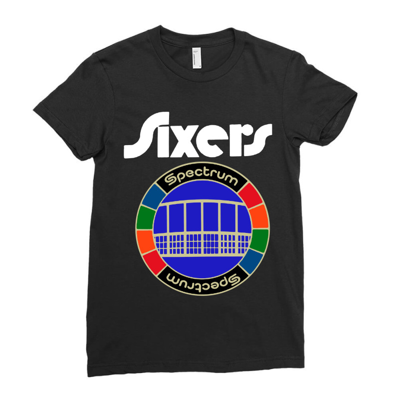 Sixers Spectrum Ladies Fitted T-Shirt by shusui | Artistshot