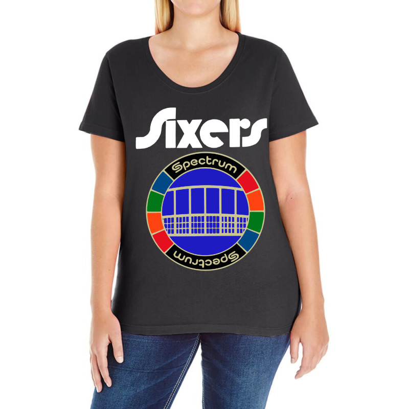 Sixers Spectrum Ladies Curvy T-Shirt by shusui | Artistshot