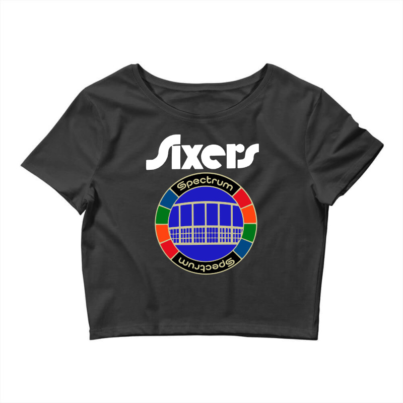 Sixers Spectrum Crop Top by shusui | Artistshot