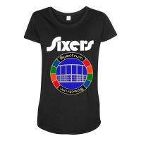 Sixers Spectrum Maternity Scoop Neck T-shirt | Artistshot