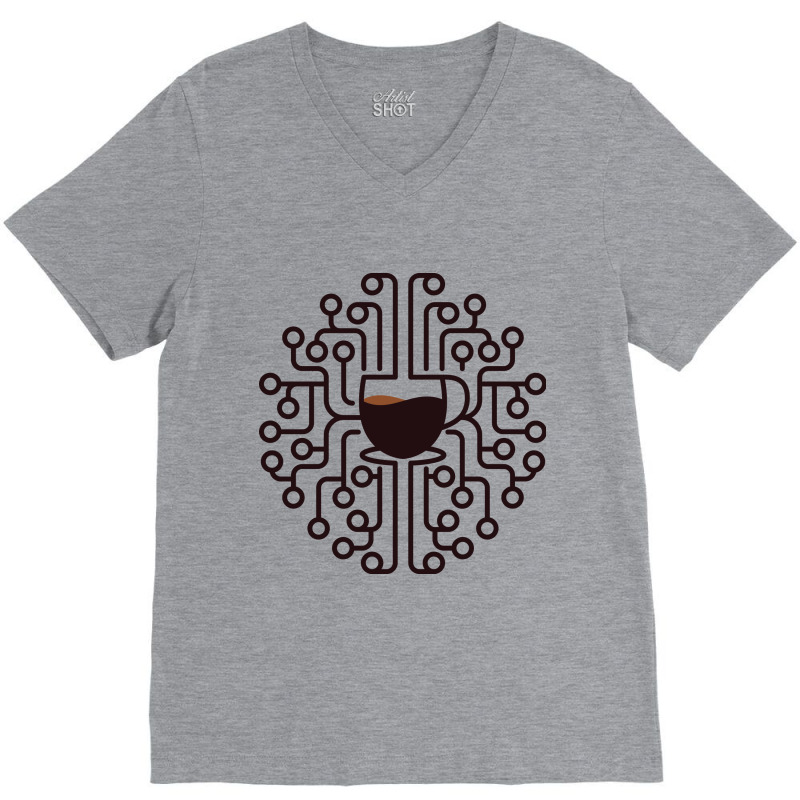 Coffee Addict V-neck Tee | Artistshot