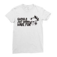 Wishing You A Spook Tacular Halloween Ladies Fitted T-shirt | Artistshot