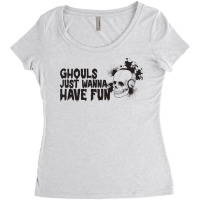 Wishing You A Spook Tacular Halloween Women's Triblend Scoop T-shirt | Artistshot