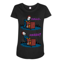 Halloweeen! Maternity Scoop Neck T-shirt | Artistshot