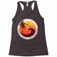 Beach Surfing In Bali, Indonesia Racerback Tank | Artistshot