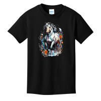 Aesthetic Horse Illustration Basic Youth T-shirt | Artistshot