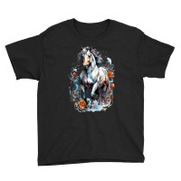 Aesthetic Horse Illustration Youth Tee | Artistshot