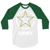 Army Vintage Art 3/4 Sleeve Shirt | Artistshot