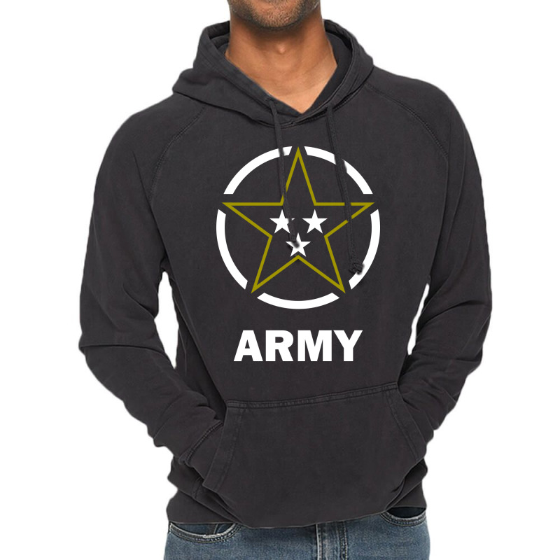 Army Vintage Art Vintage Hoodie by Sanavlis Studios Company | Artistshot