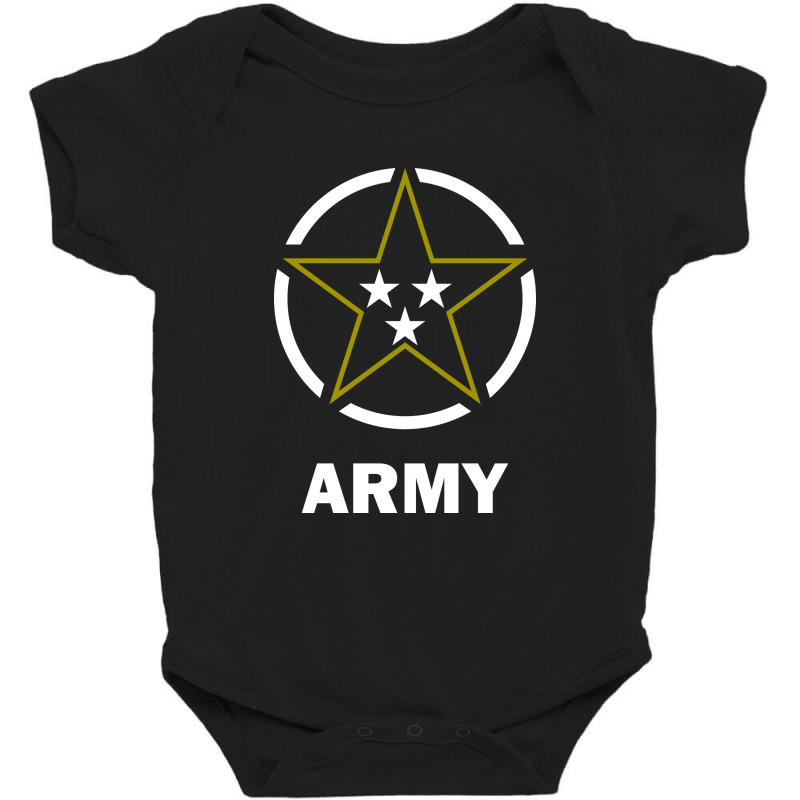 Army Vintage Art Baby Bodysuit by Sanavlis Studios Company | Artistshot