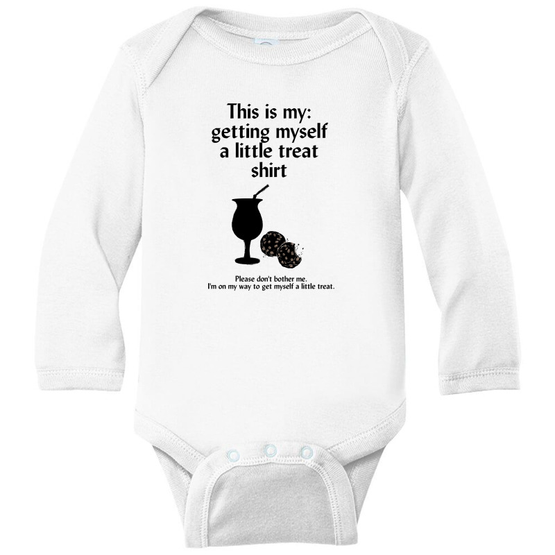 Getting Myself A Little Treat Long Sleeve Baby Bodysuit by MR.MeeD | Artistshot