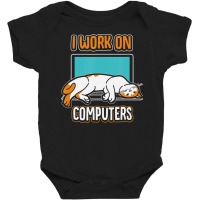 Cats And Computers Halloween Baby Bodysuit | Artistshot