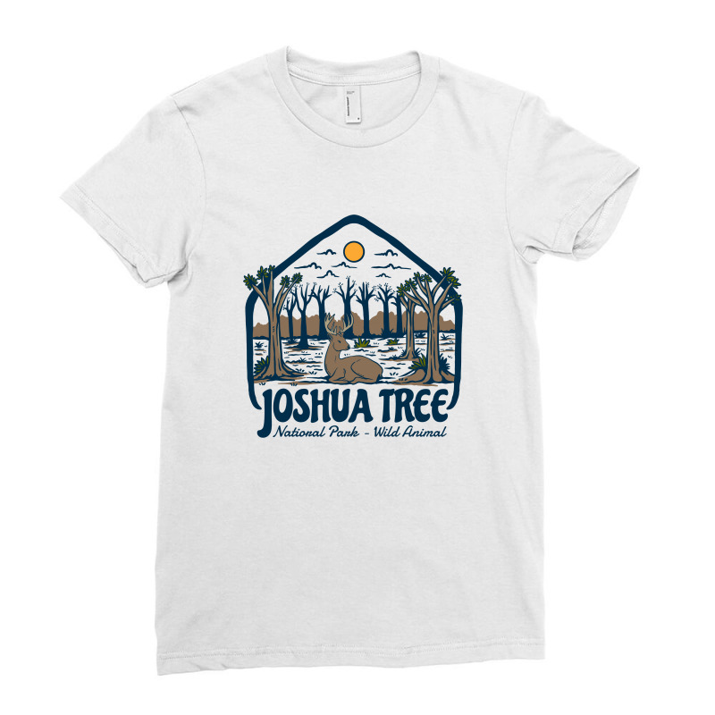 Joshua Tree Ladies Fitted T-Shirt by ngaulastd | Artistshot