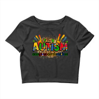 Autism Accept Understand Love Crop Top | Artistshot