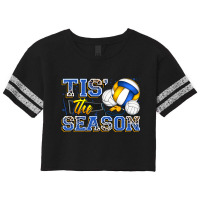 Tis' The Season Volleyball Scorecard Crop Tee | Artistshot