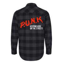 P.u.n.k. Keeping Kids On The Streets Flannel Shirt | Artistshot