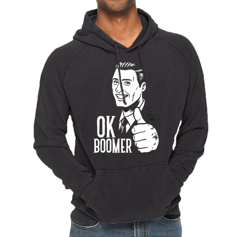 Ok Boomer Vintage Hoodie | Artistshot