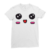 Kawaii Cute Little Happy Smile Ladies Fitted T-shirt | Artistshot