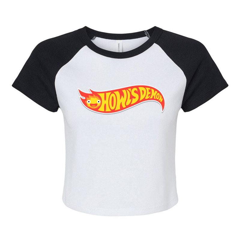 Howl's Demon! Raglan Crop Top by Raffiti | Artistshot