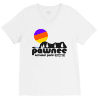 Pawnee National Park V-neck Tee | Artistshot