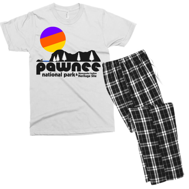 Pawnee National Park Men's T-shirt Pajama Set | Artistshot