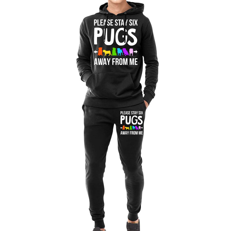 Please Stay 6 Pugs Away From Me Hoodie & Jogger Set | Artistshot