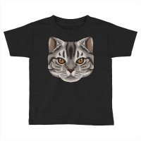 American Shorthair Face Cute American Shorthair Ca Toddler T-shirt | Artistshot