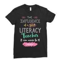 Literacy Teacher Appreciation Gifts   The Influenc Ladies Fitted T-shirt | Artistshot