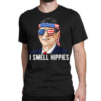 Reagan Ronald Conservative President I Smell Hippi Classic T-shirt | Artistshot