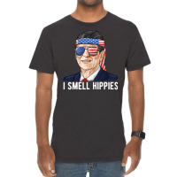 Reagan Ronald Conservative President I Smell Hippi Vintage T-shirt | Artistshot