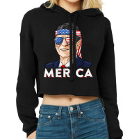 Reagan Ronald Us Merica Usa President Conservative Cropped Hoodie | Artistshot