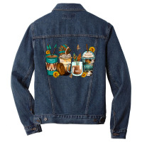 Indian Headdress Coffee Cups Men Denim Jacket | Artistshot