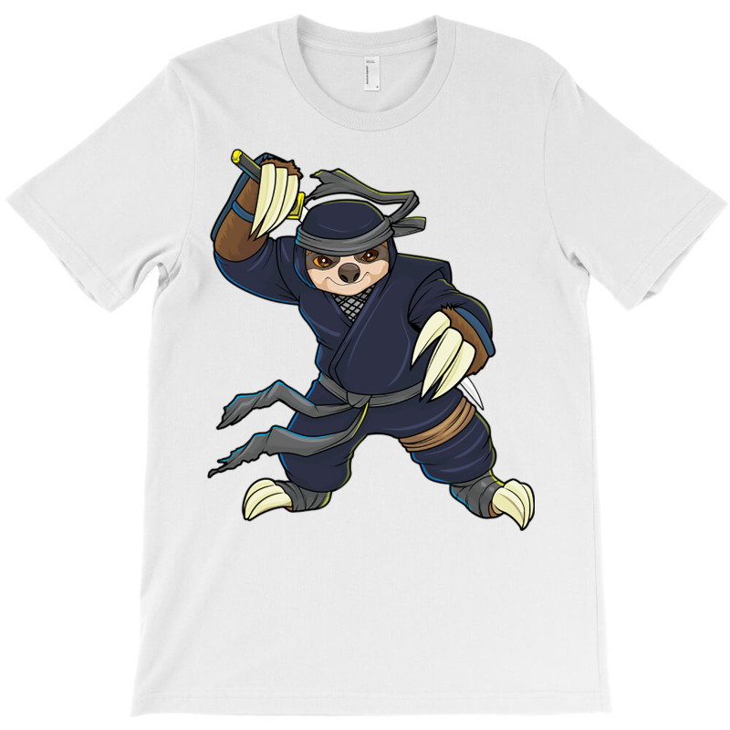 Ninja Sloth Deadliest Lazy Slow Animal Funny Ninja T-shirt | Artistshot