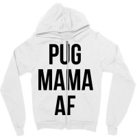 Pugmama Zipper Hoodie | Artistshot